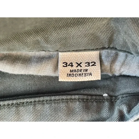 Flint and Tinder 365 Tapered Fit Pants Mens 34x32(29"L) Green/Gray Stretch Twill - Picture 5 of 10